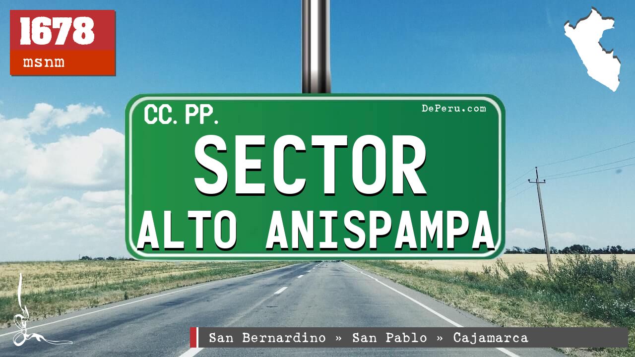 Sector Alto Anispampa