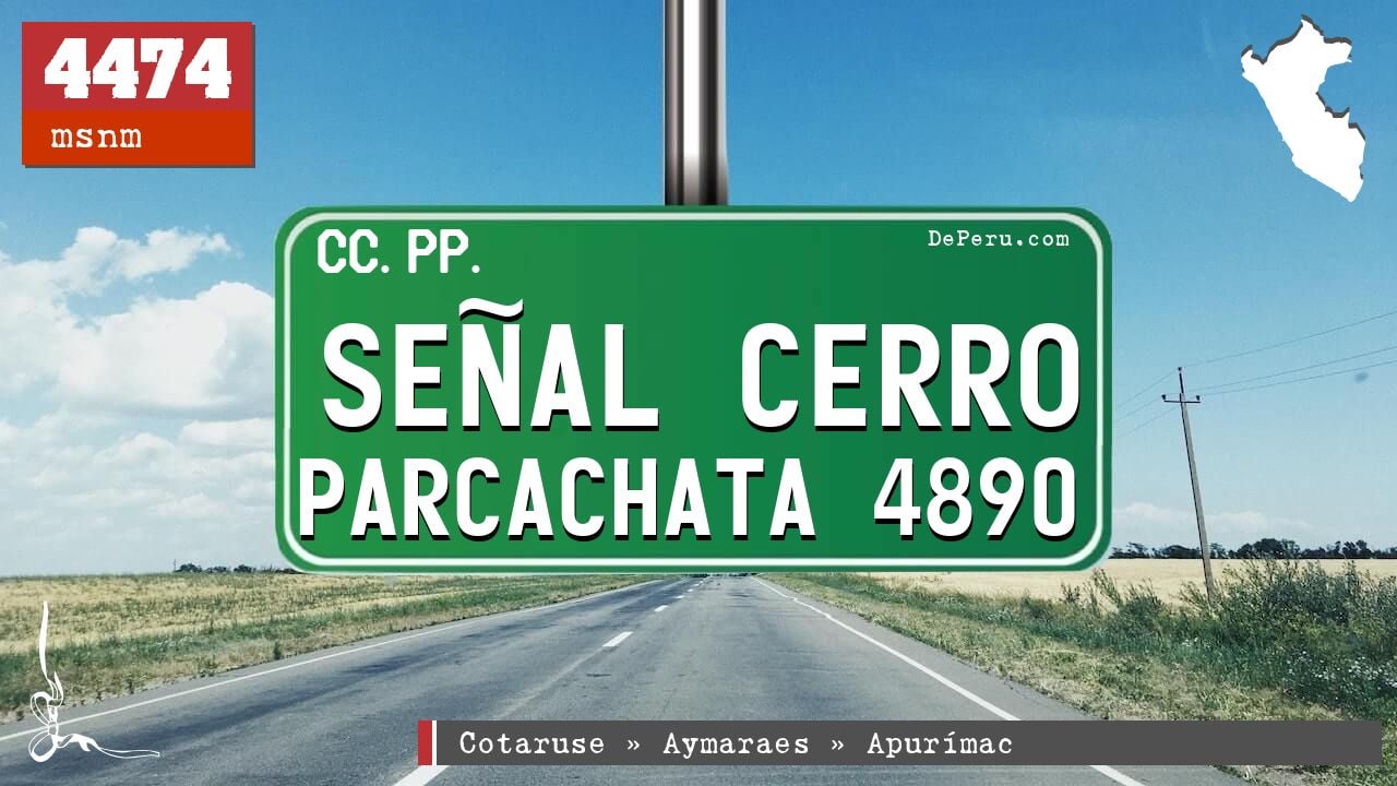 Seal Cerro Parcachata 4890