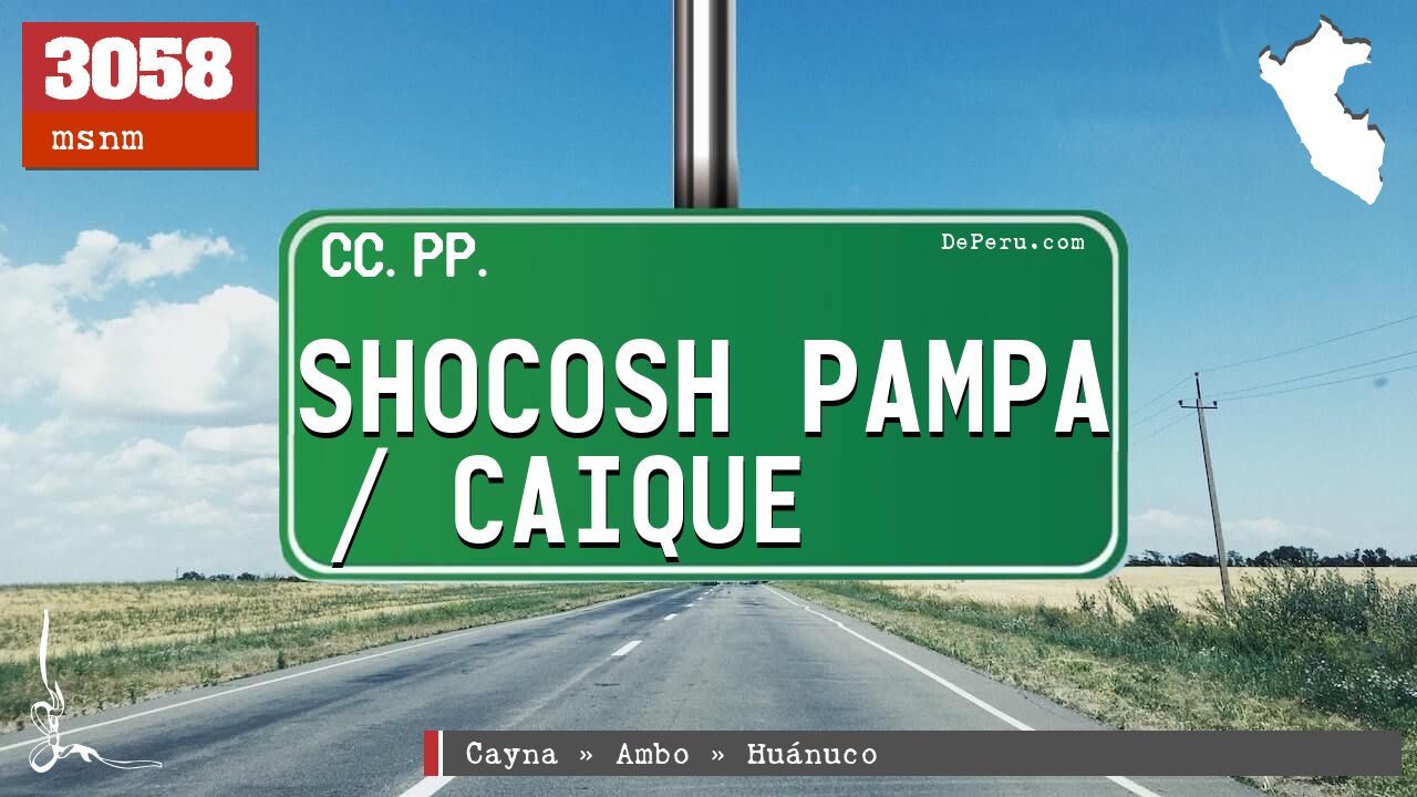 Shocosh Pampa / Caique