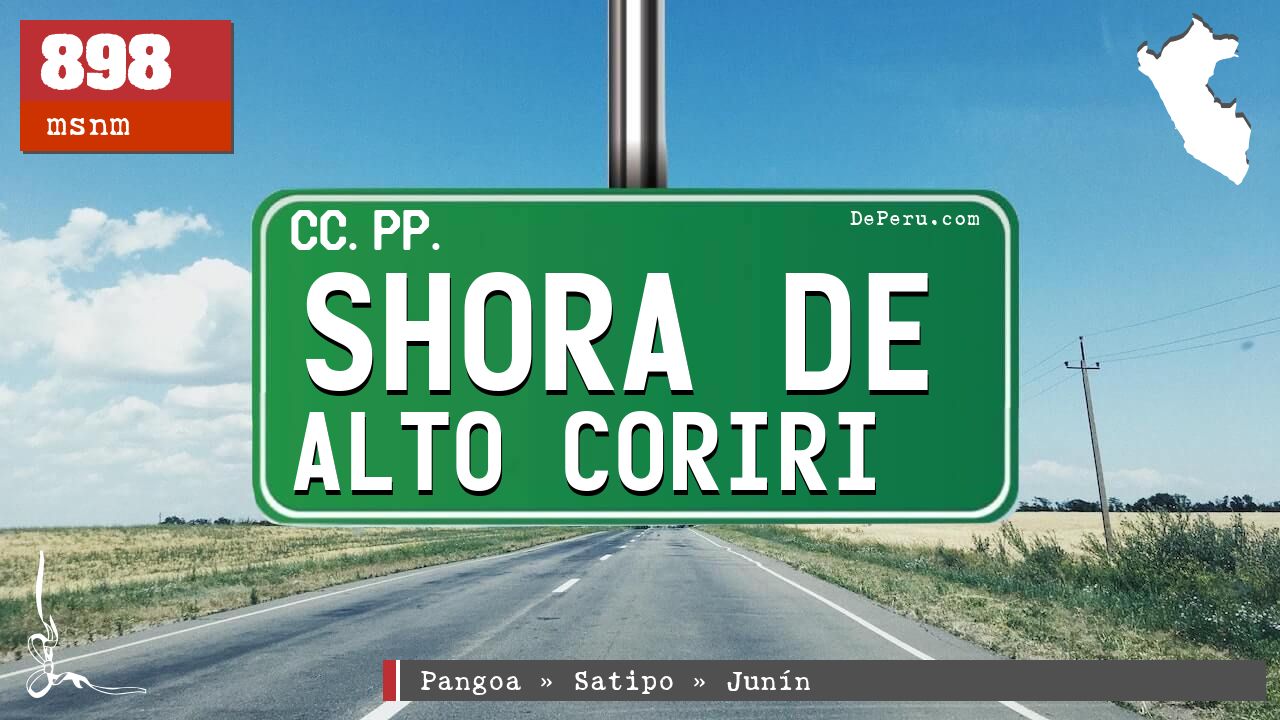 Shora de Alto Coriri