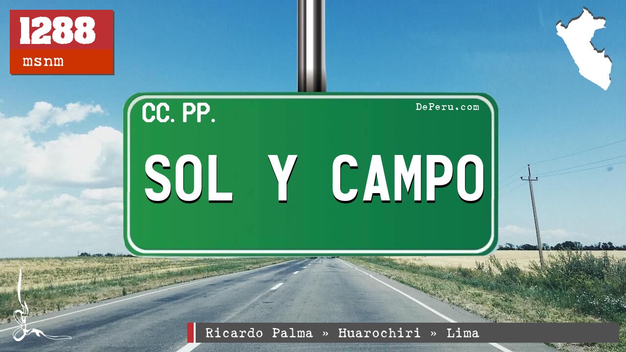 SOL Y CAMPO