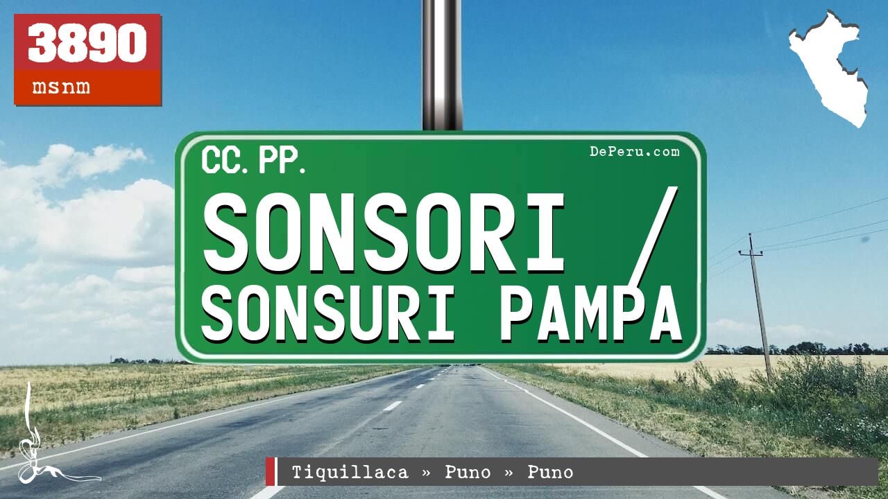 Sonsori / Sonsuri Pampa
