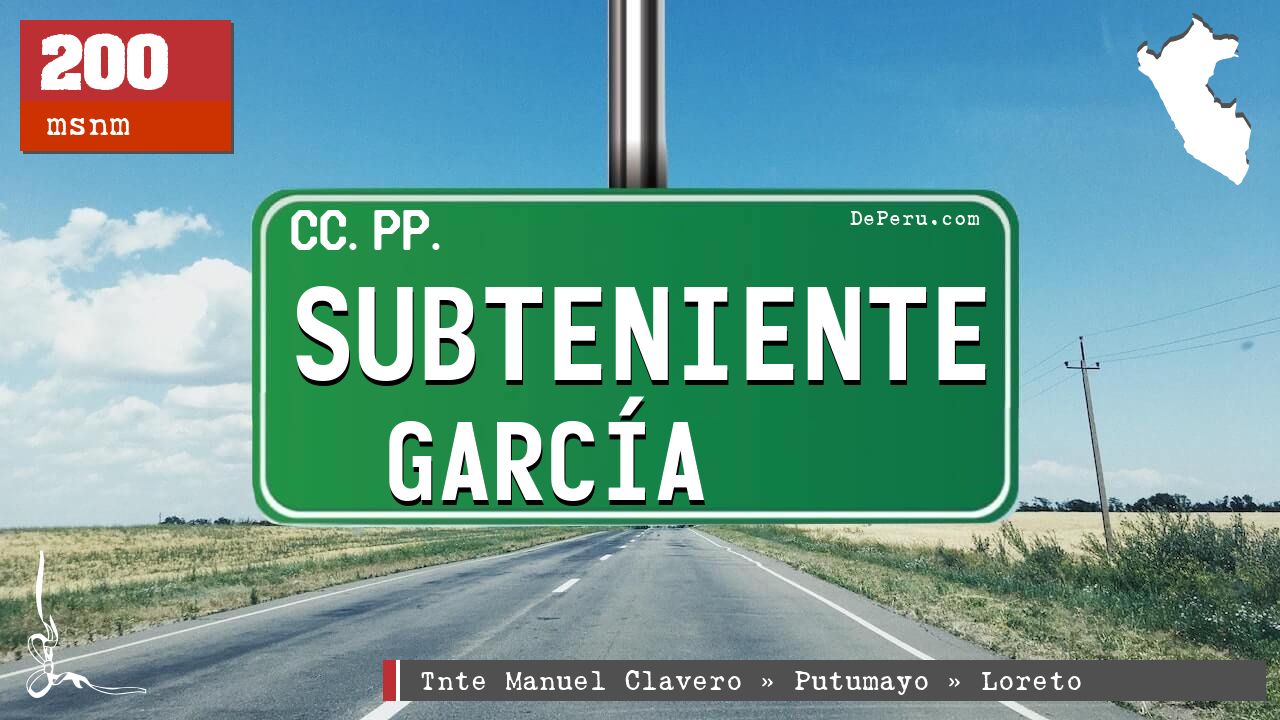 Subteniente Garca