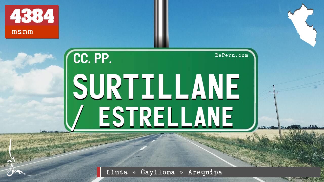 Surtillane / Estrellane