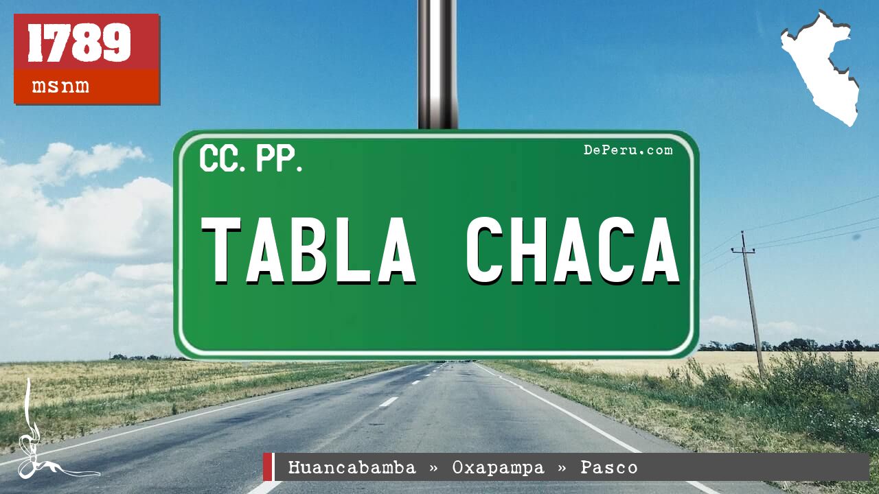 Tabla Chaca