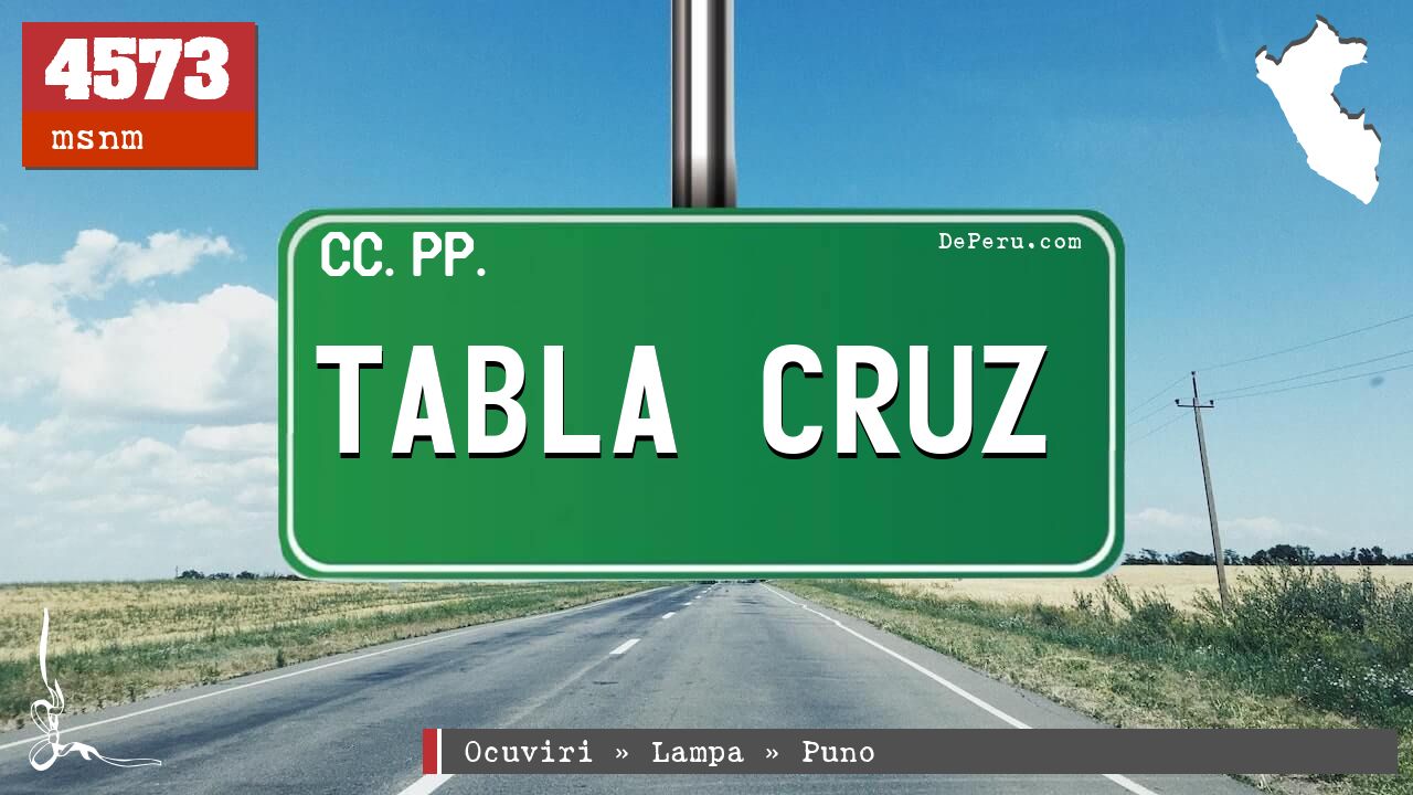 Tabla Cruz