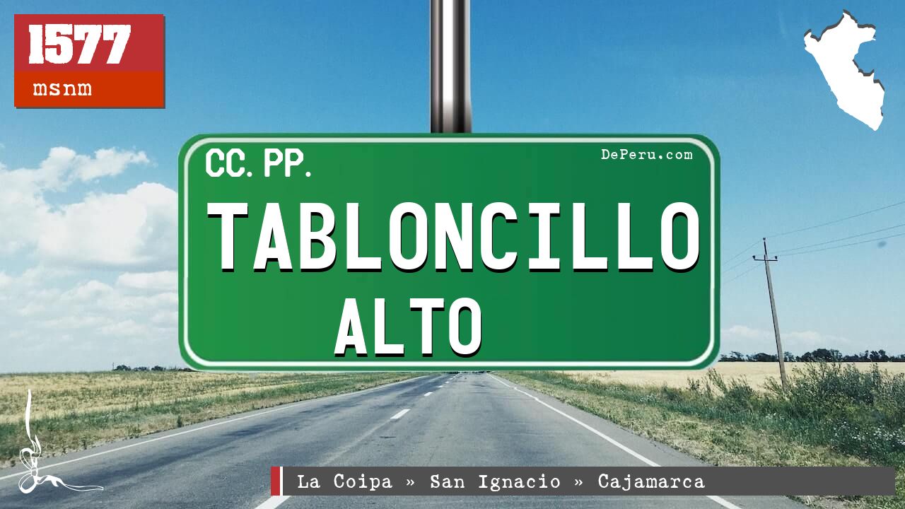 Tabloncillo Alto