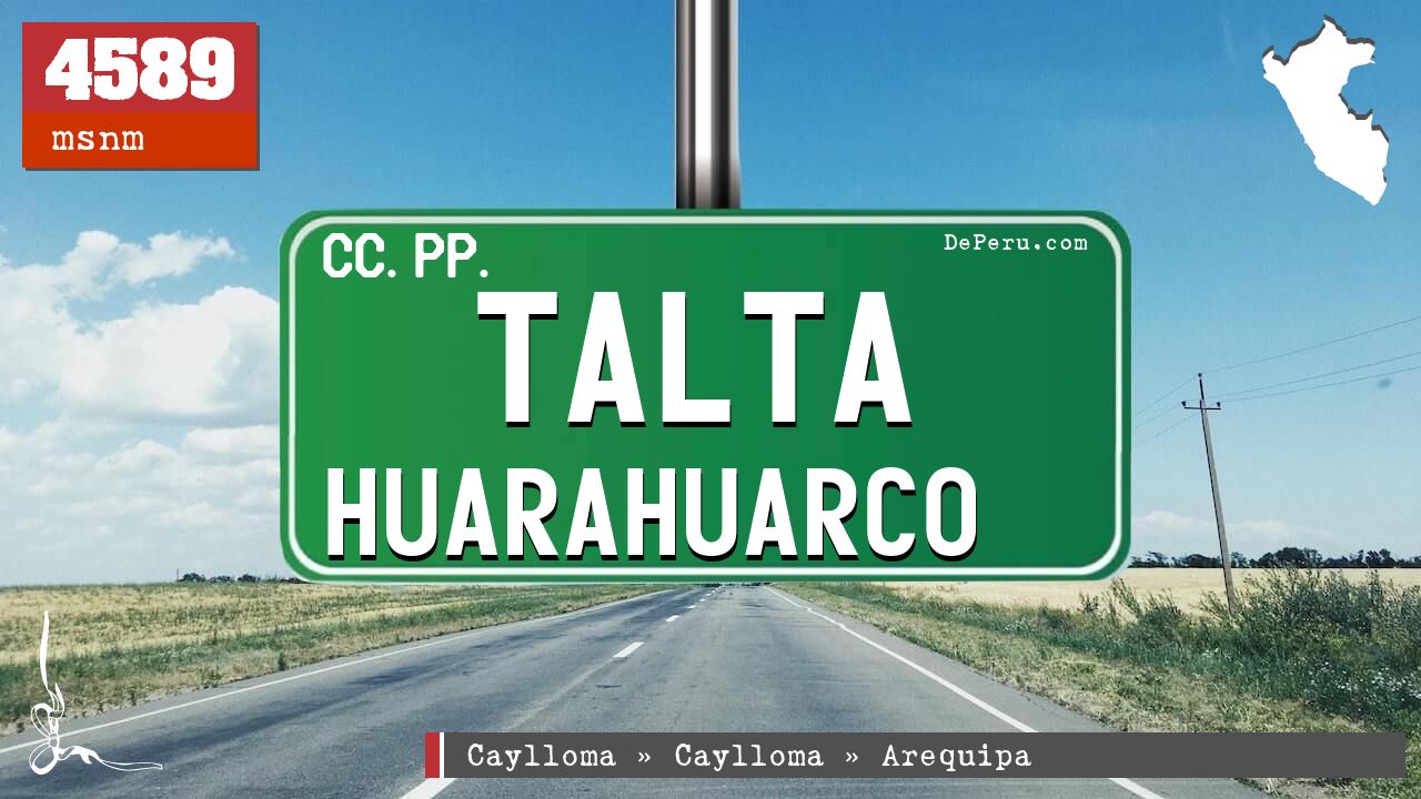 Talta Huarahuarco