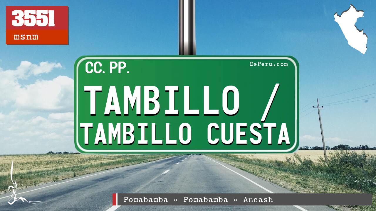 Tambillo / Tambillo Cuesta
