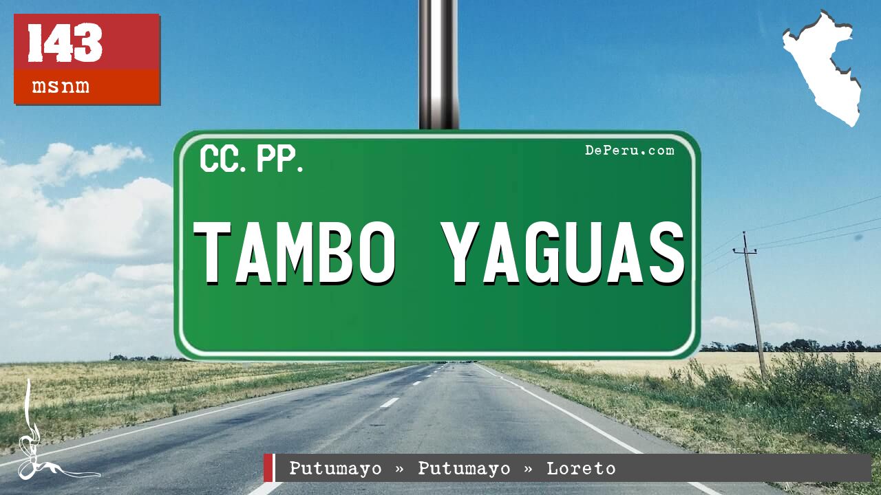 TAMBO YAGUAS