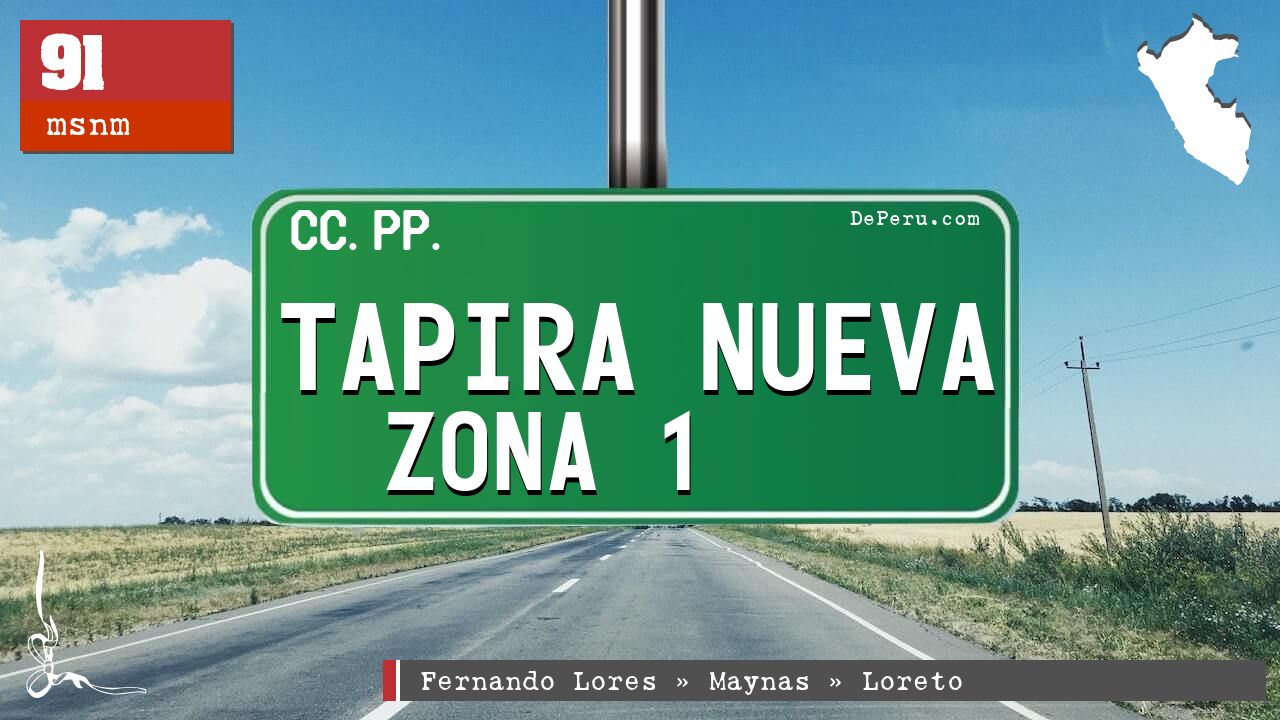 Tapira Nueva Zona 1