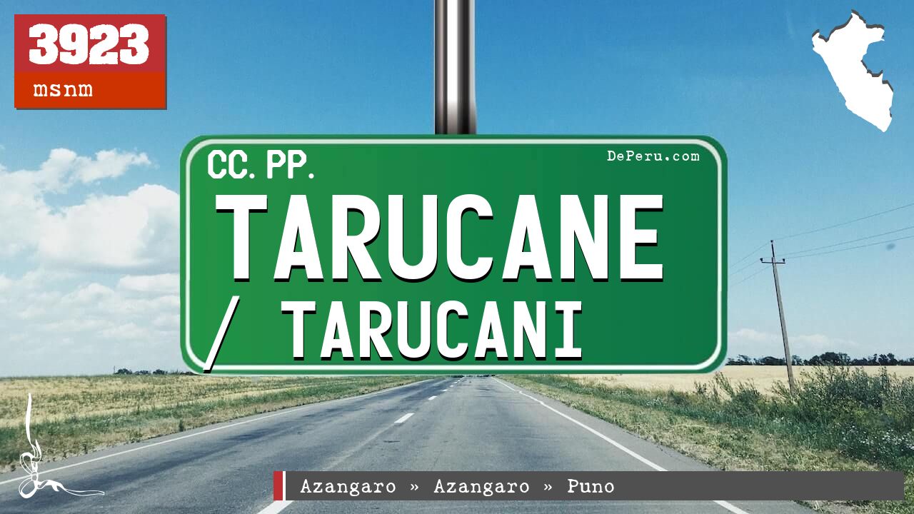 Tarucane / Tarucani