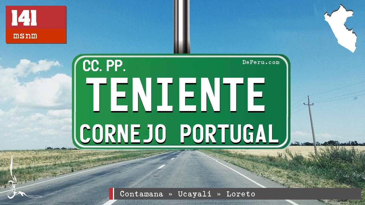Teniente Cornejo Portugal