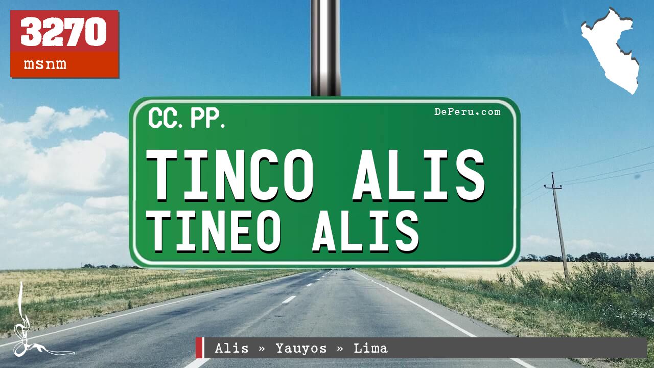 Tinco Alis Tineo Alis