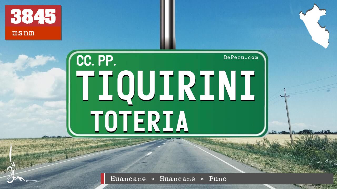 Tiquirini Toteria