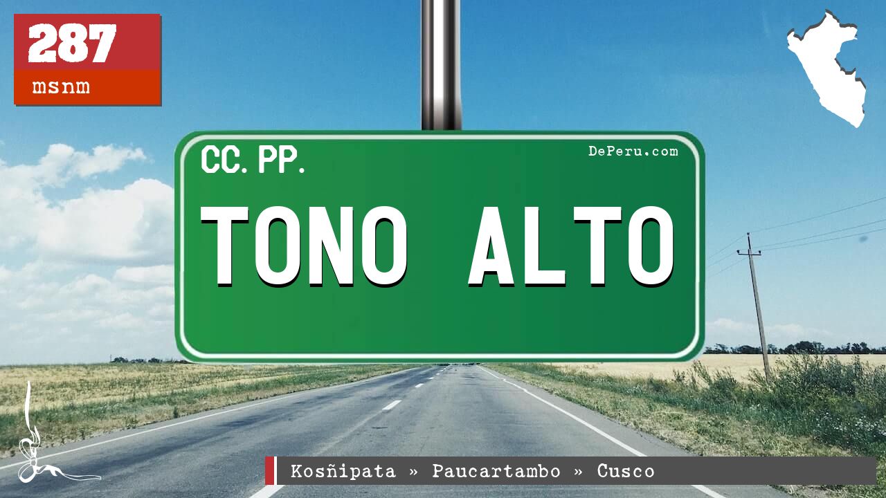 TONO ALTO