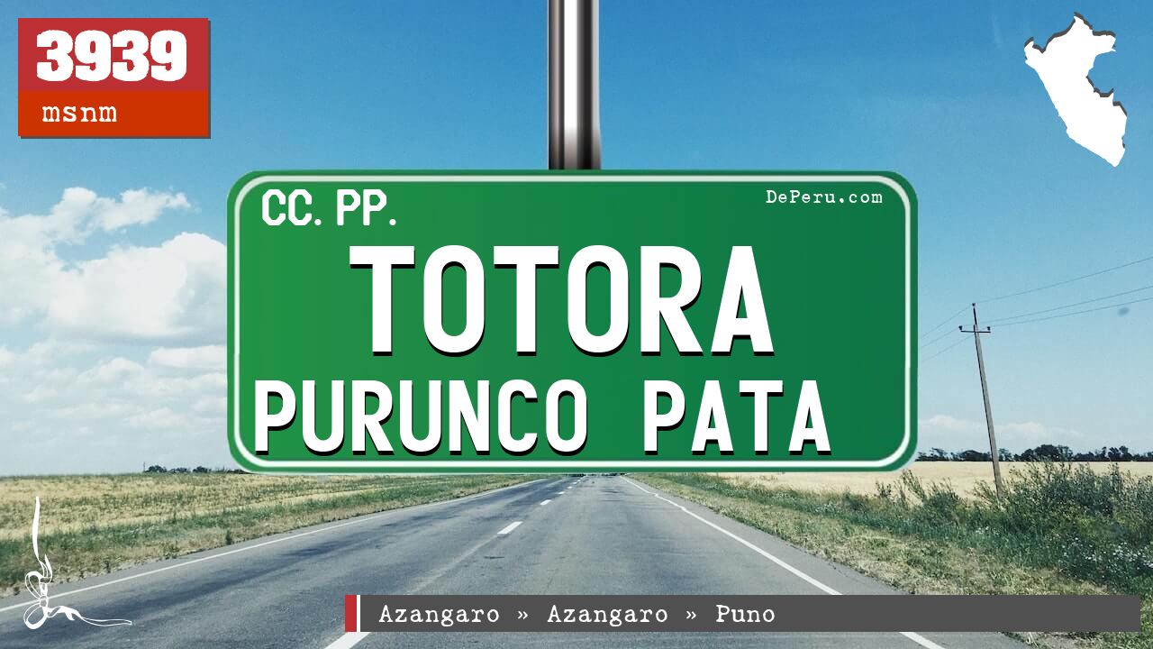 Totora Purunco Pata