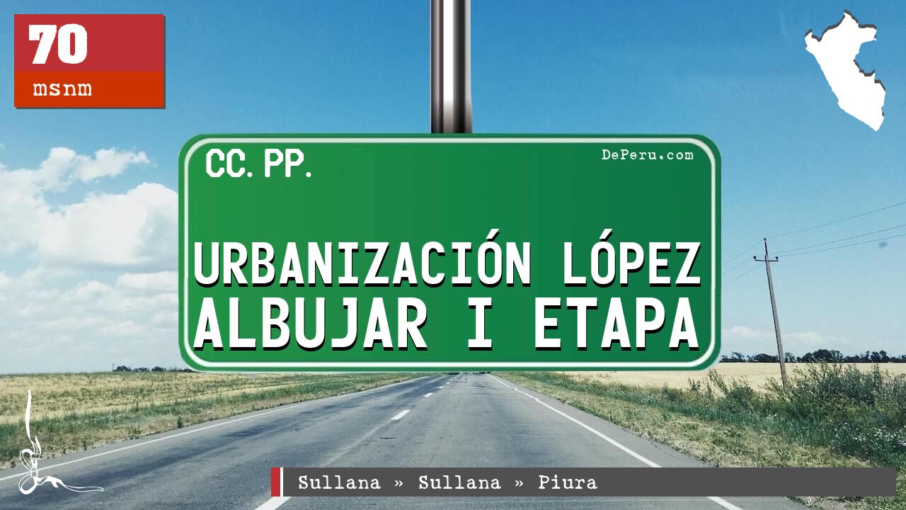 Urbanizacin Lpez Albujar I Etapa