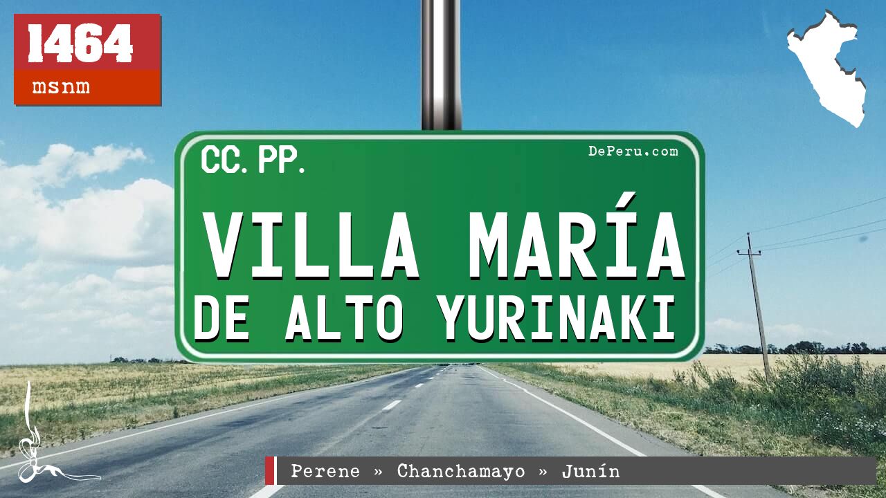 Villa María de Alto Yurinaki