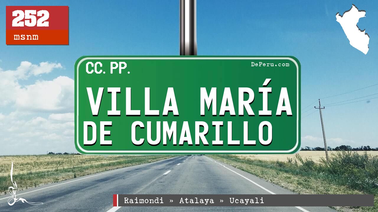 Villa Mara de Cumarillo