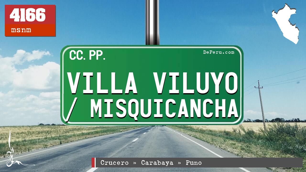 Villa Viluyo / Misquicancha