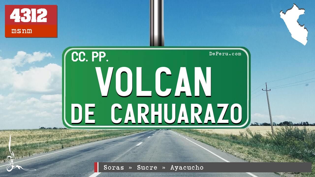 Volcan de Carhuarazo