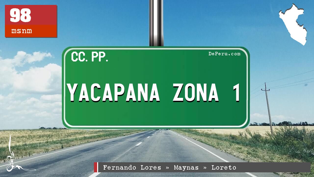 Yacapana Zona 1