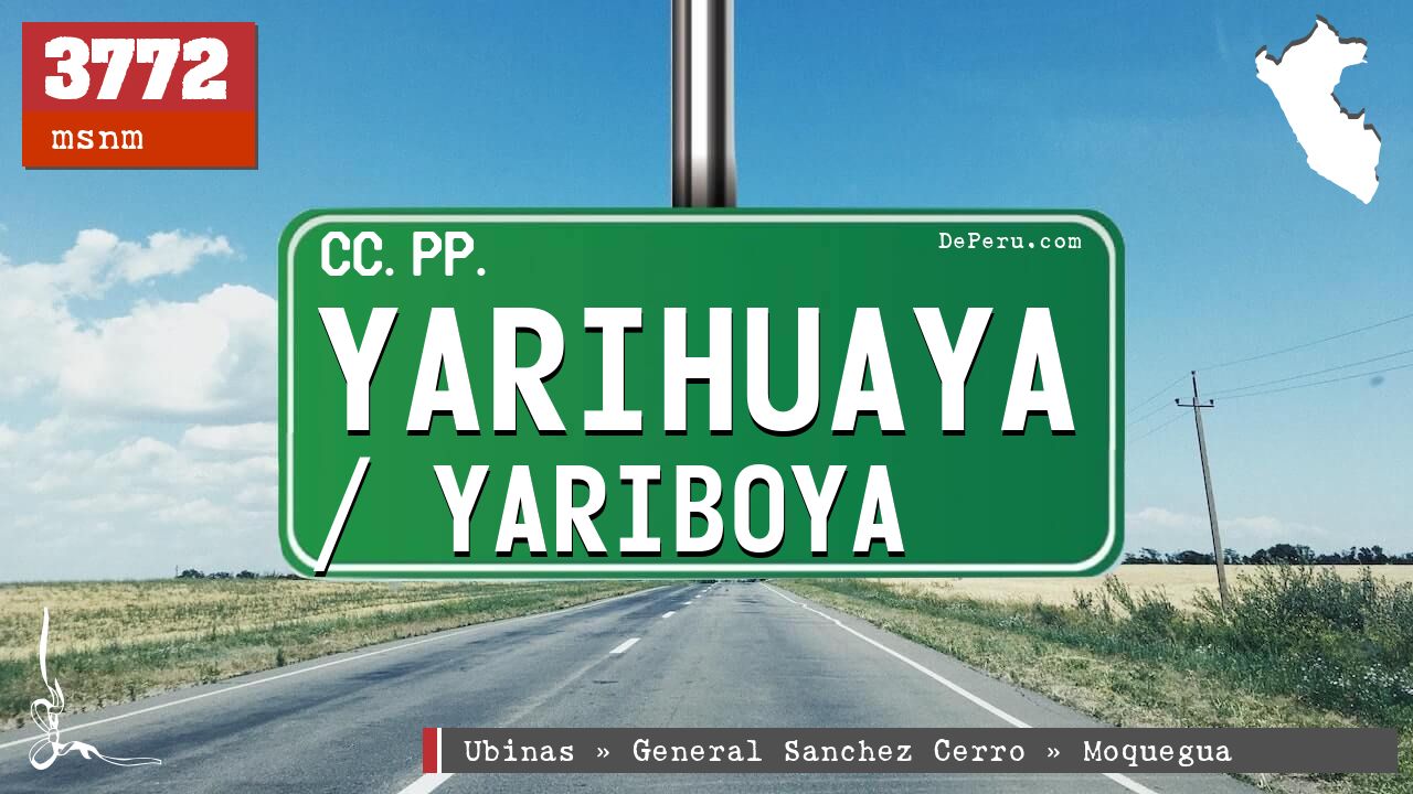 Yarihuaya / Yariboya