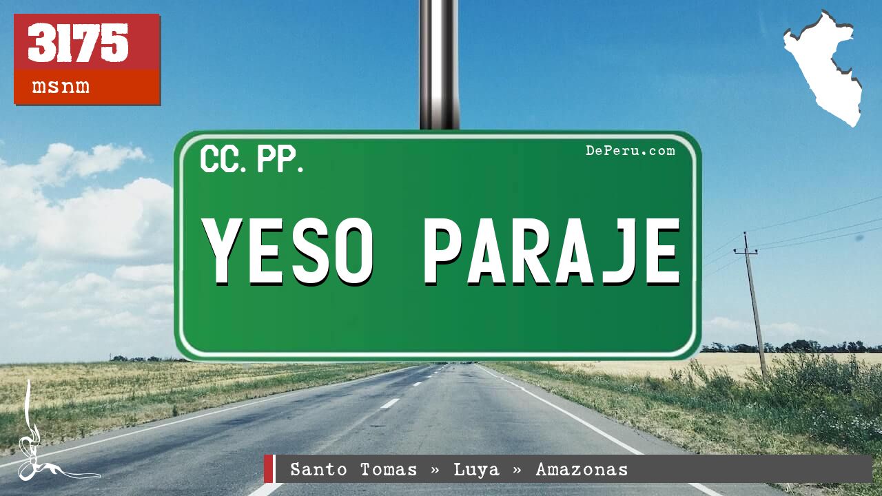 Yeso Paraje