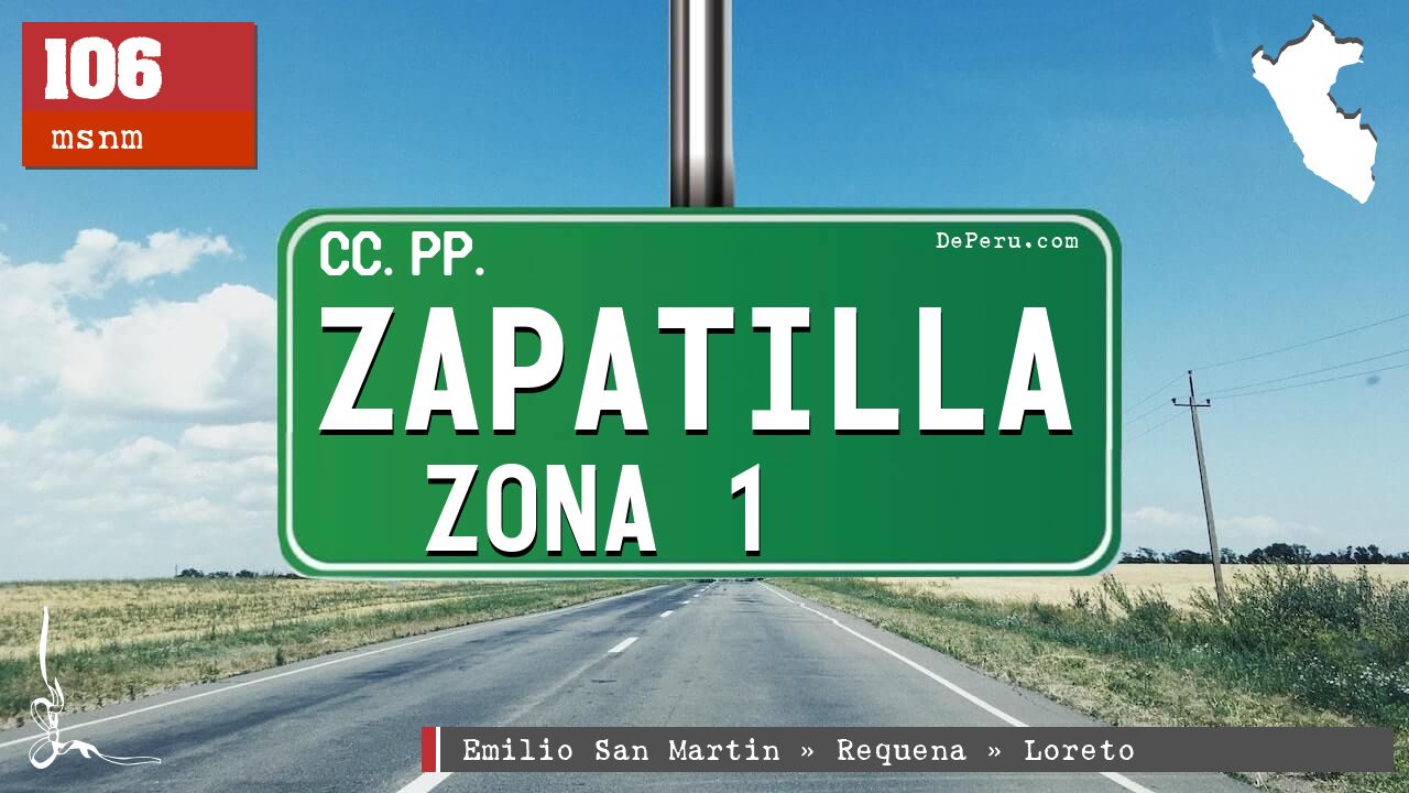 Zapatilla Zona 1