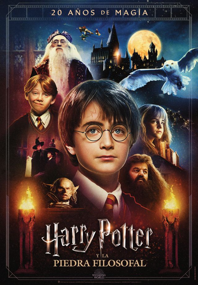 Harry Potter y la piedra filosofal 20 Aniversario - Aventura, Fantasía