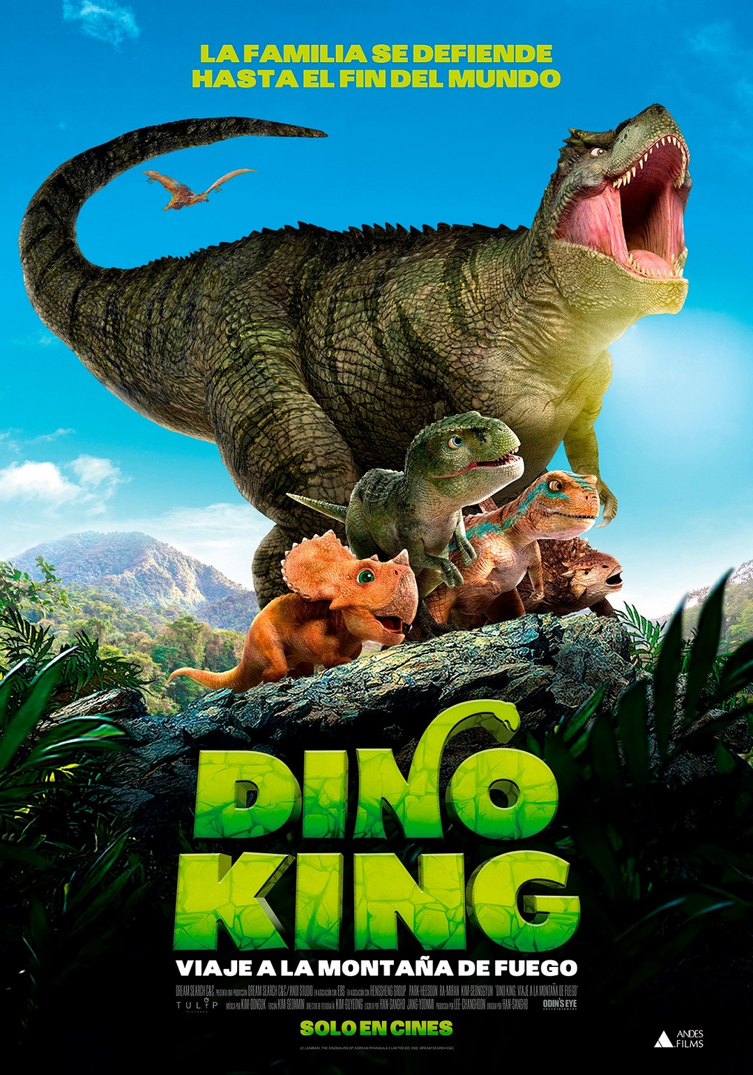 Dino King: Viaje a la Montaña de Fuego