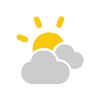 PIURA, con Cielo nublado o cielo con nubosidad fragmentada (BKN)