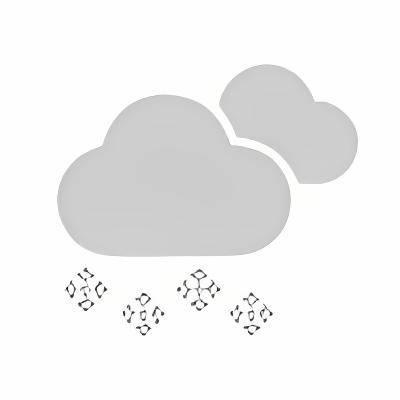 Cielo cubierto con nevadas débiles (SN-)