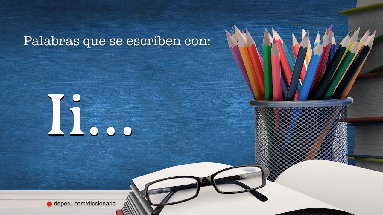 palabras del diccionario con II