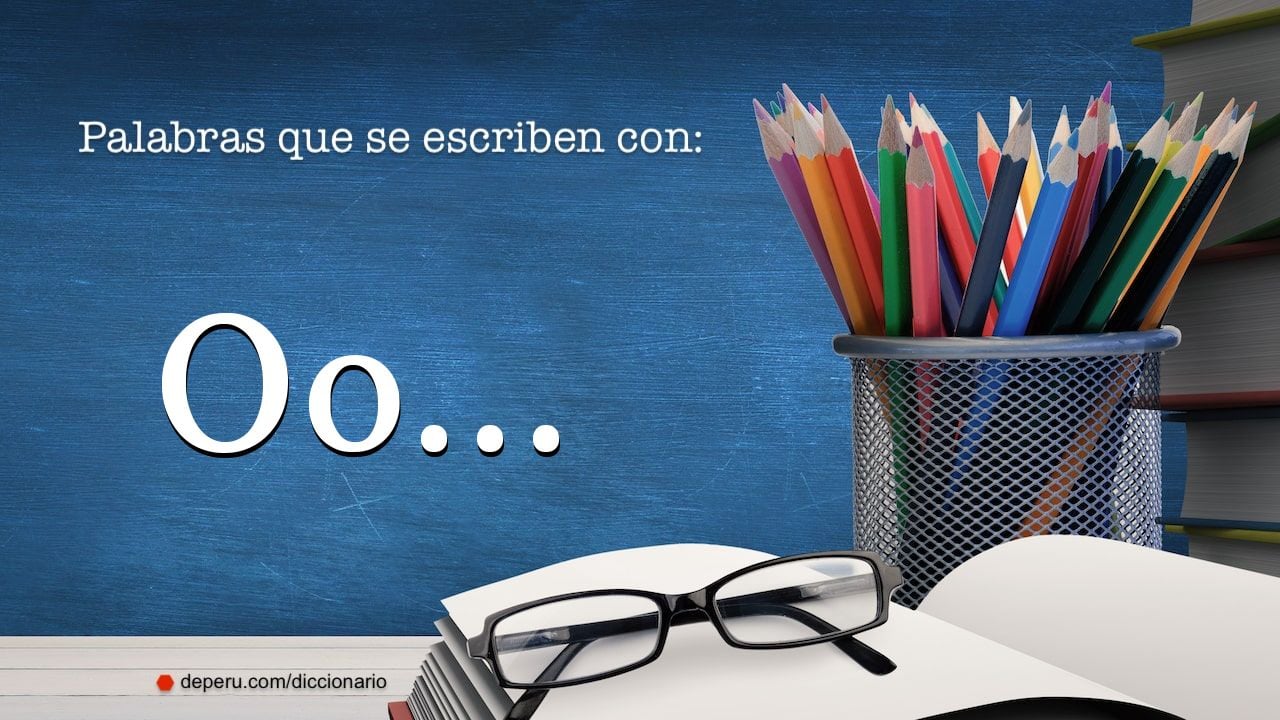 palabras del diccionario con OO