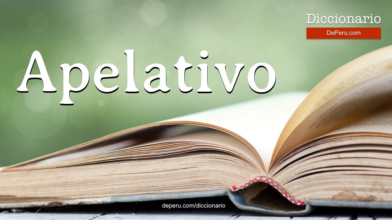 Apelativo