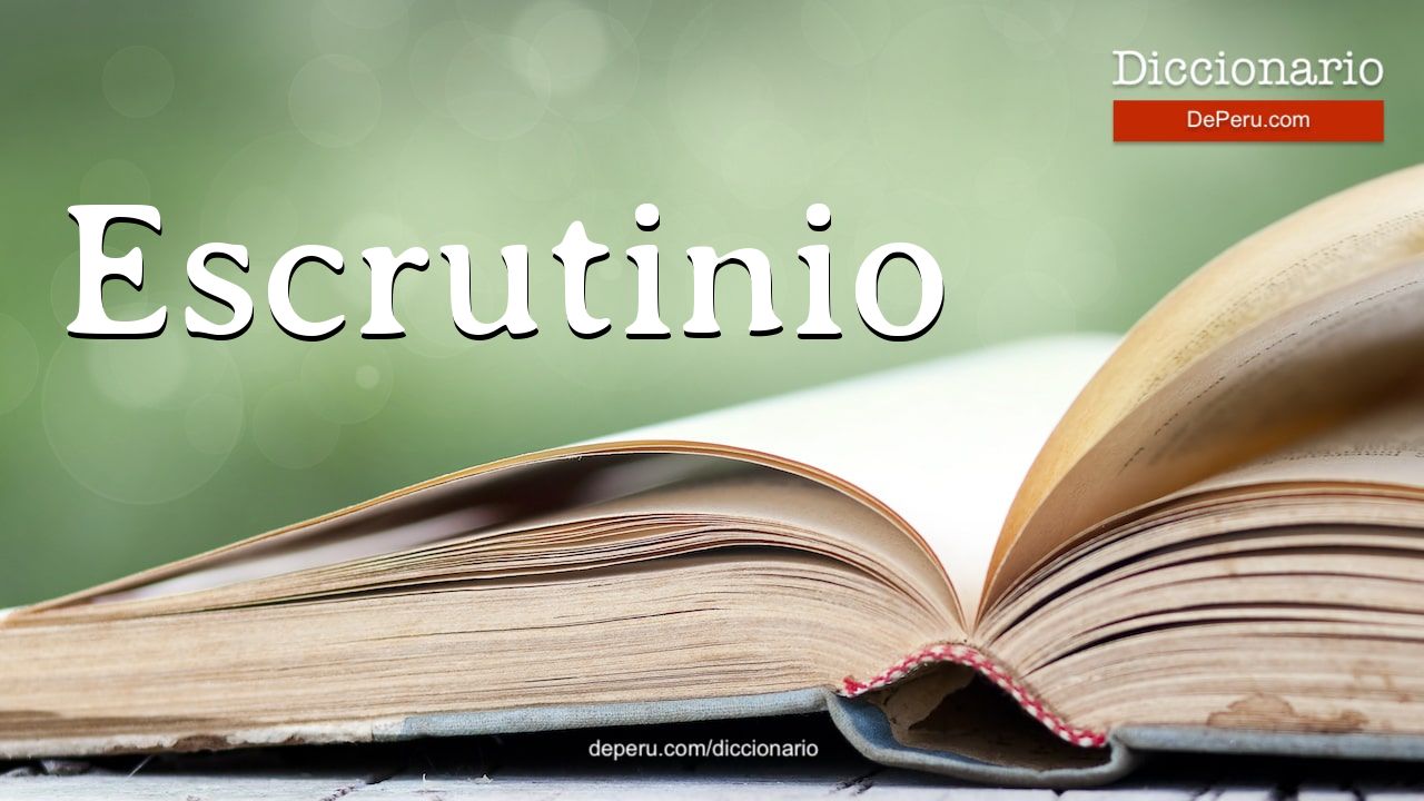 Escrutinio