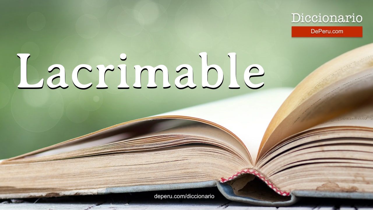 Lacrimable