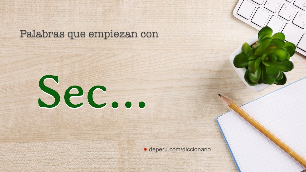 palabras del diccionario con SEC