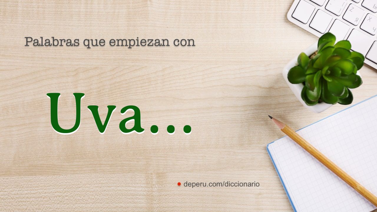 palabras del diccionario con UVA