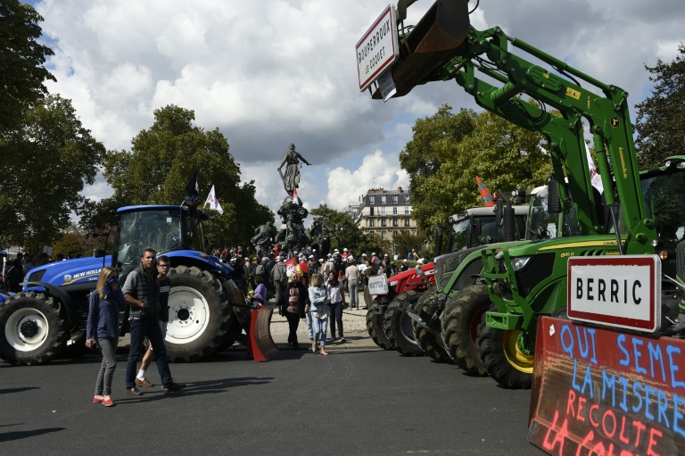 Francia, manifestaciones, precios, agricultura, alimentación