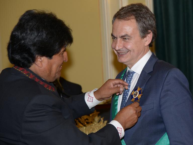 Bolivia, España, política