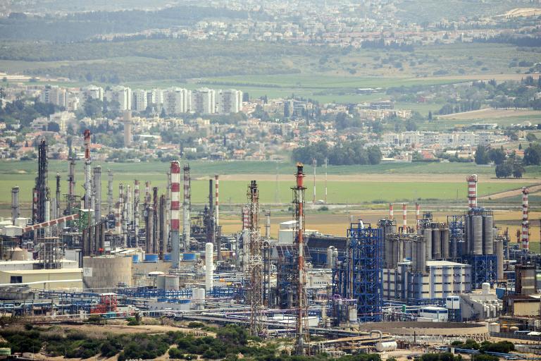 Israel - cncer - qumica  - industrias - contaminacin - petrleo