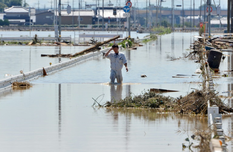 Japón - clima - inundaciones - tifón