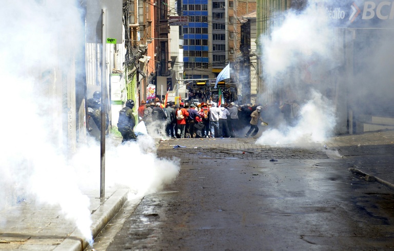 Bolivia,minas,policas,violencia