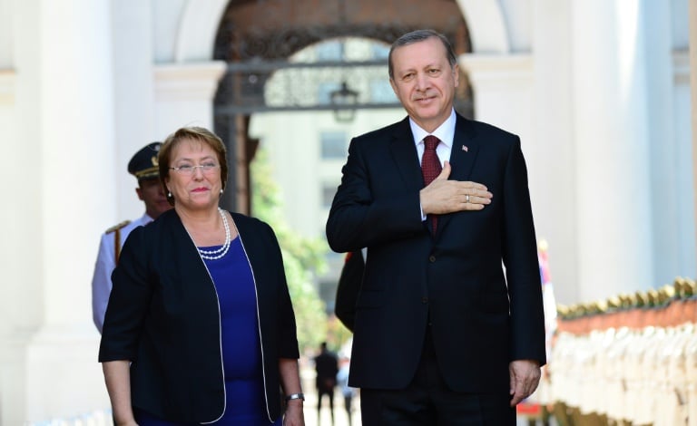 Chile, Turquia, diplomacia, refugiados, migración, Erdogan, Bachelet
