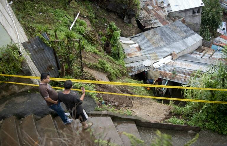 Guatemala - meteorologa - deslaves