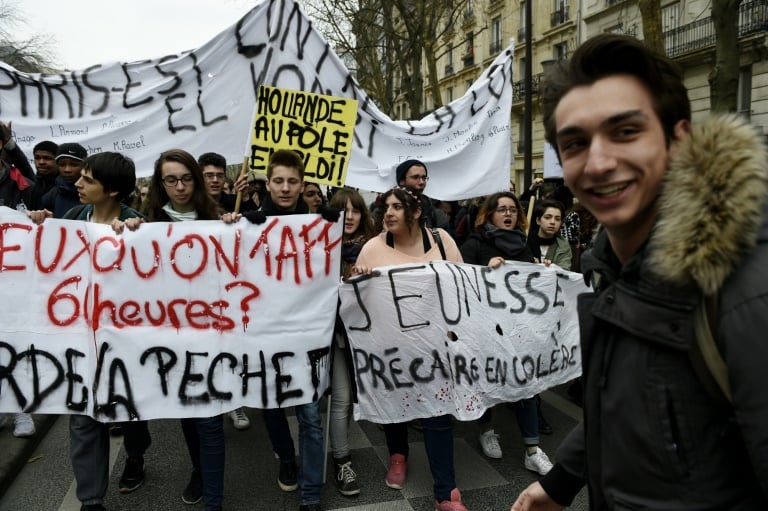 Francia, política, social, trabajo, manifestaciones