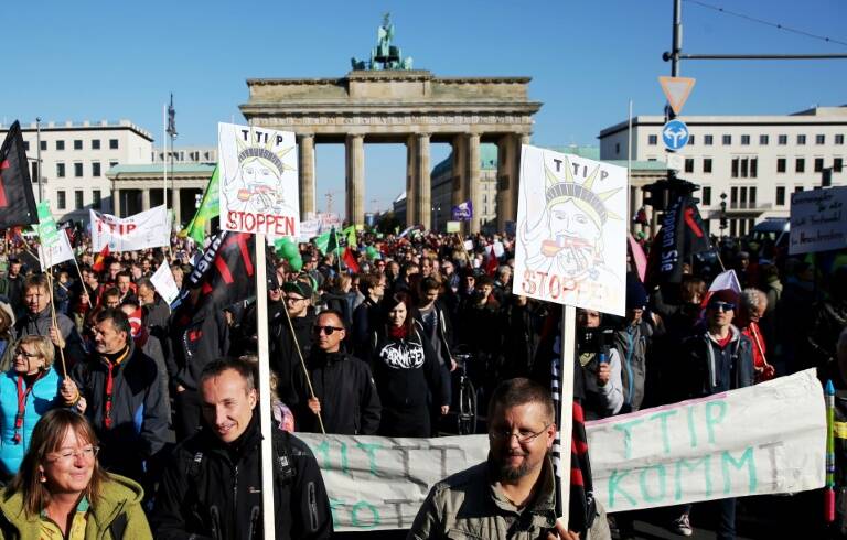 Alemania - UE - EEUU - manifestaciones - social - comercio